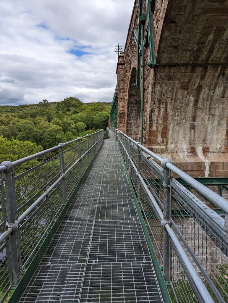 Invershin Railway Viaduct walkway