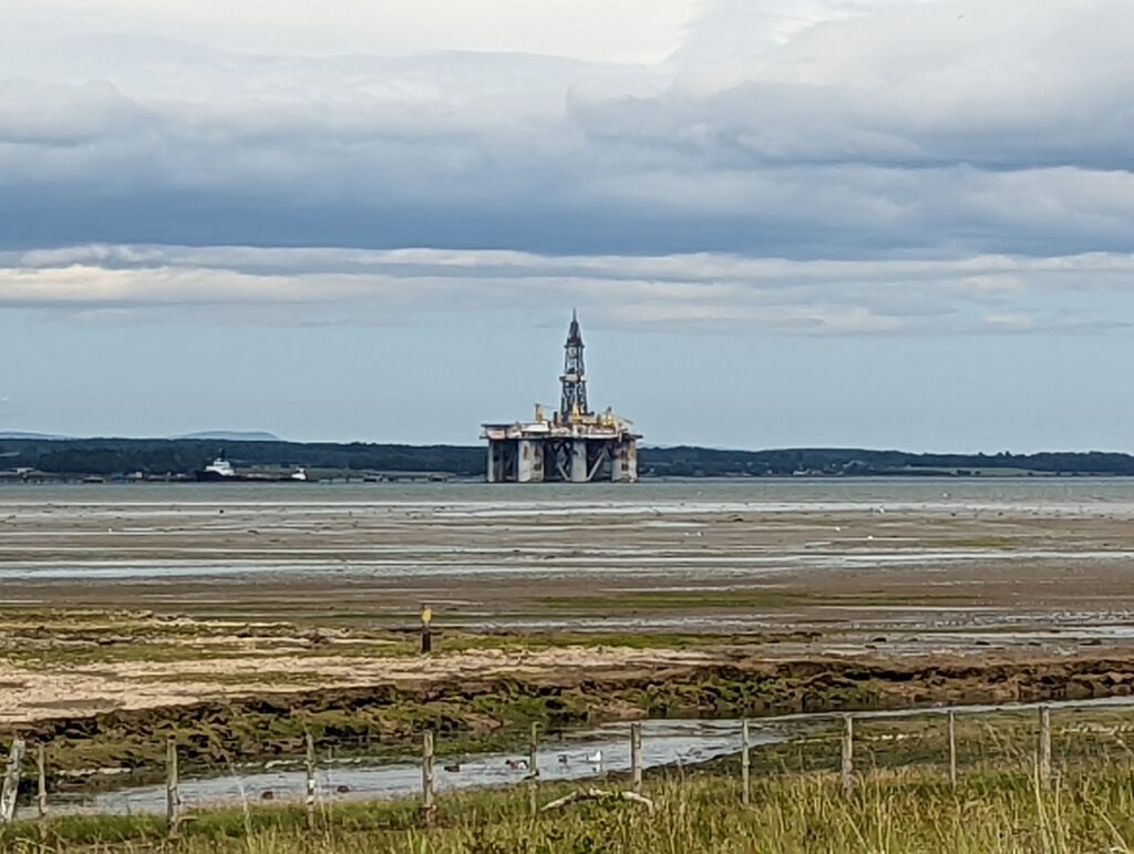 Oil Rigs on the Cromarty Firth