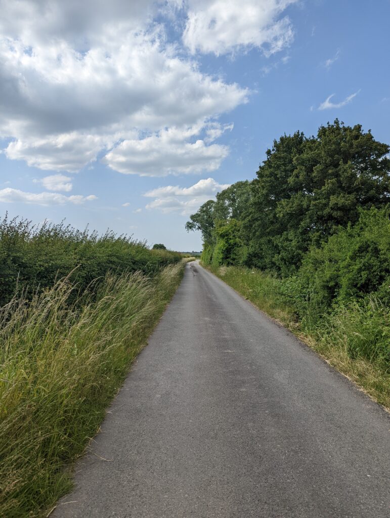 Country Lane near Skegby, Nottinghamshire